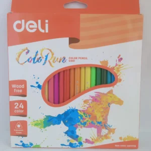 CRAYON DE COULEUR 24 COULEUR DELI